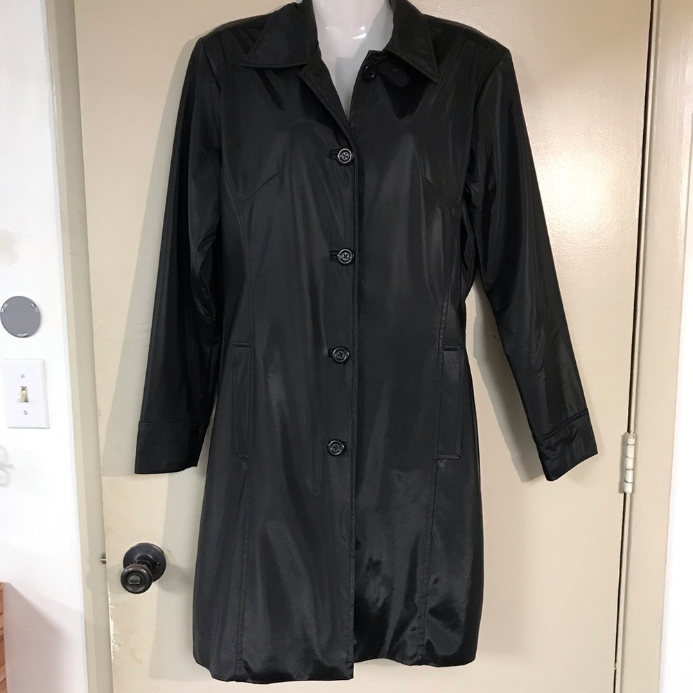 Black all weather jacket by neutral zone size medium very warm